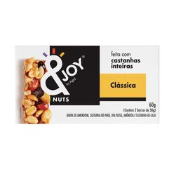 Barra de Nuts &JOY Clássica sem Glúten 60g