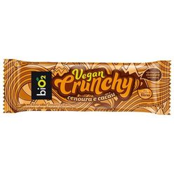 Barra de Cereal BIO2 Vegan Crunchy Cenoura e Cacau Sem Glúten 28g