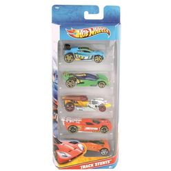 Kit Carrinho HOT WHEELS com 5 Unidades