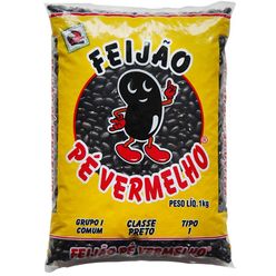 Feijão Preto PÉ VERMELHO kg