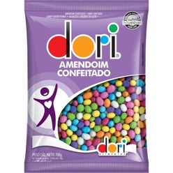 Confeito DORI colorido    amendoim 100g