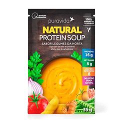 Mistura para Sopa PURA VIDA Natural Protein Legumes da Horta 16g Proteína Zero Glúten, Zero Lactose 35g