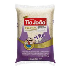 Arroz TIO JOÃO +Vita Tipo 1 Vitaminado 1kg