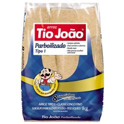 Arroz Parboilizado TIO JOÃO com 8 saquinhos 1kg