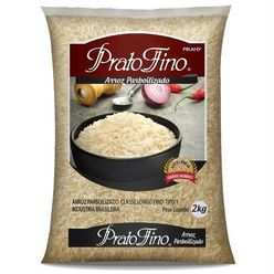 Arroz Parboilizado PRATO FINO 2kg