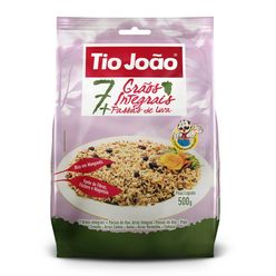 Arroz TIO JOÃO 7 Grãos Integrais passas de uva 500g