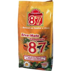 Erva-mate 87 composto com laranja pacote 500g