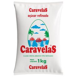 Açúcar Refinado CARAVELAS 1kg