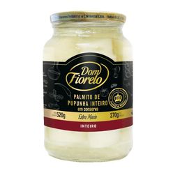 Palmito Pupunha DOM FIORELO Extra Macio Inteiro em Conserva 270g