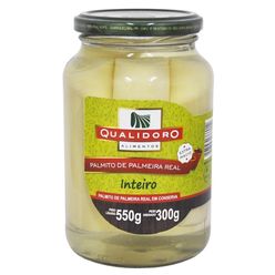 Palmito Palmeira Real QUALIDORO Inteiro 300g