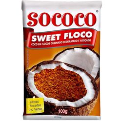 Flocos de Coco SOCOCO Queimado 100g