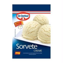 Pó para Sorvete DR OETKER Creme 150g