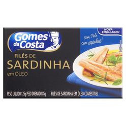 Filé de Sardinha GOMES DA COSTA ao Óleo 85g