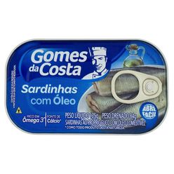 Sardinha Gomes Da Costa Abre Fácil Ao óleo 84g
