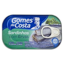 Sardinha GOMES DA COSTA com Ervas 84g