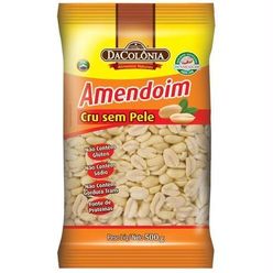 Amendoim Da Colônia Cru Sem Pele 500g