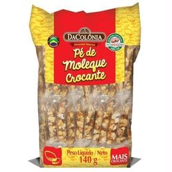 Pé de Moleque DA COLÔNIA crocante 140g