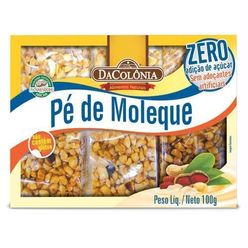 Pé de Moleque DA COLÔNIA zero açúcar 100g