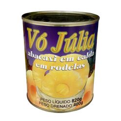 Abacaxi VÓ JÚLIA em calda 400g