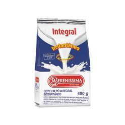 Leite em pó LA SERENÍSSIMA Instantâneo Integral 400g