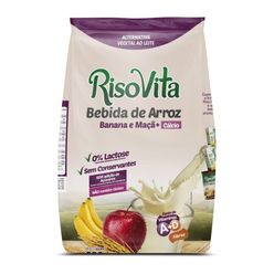 Bebida de Arroz RISOVITA Banana e Maçã sem Glúten e sem Lactose 300g