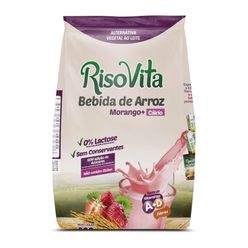 Bebida de Arroz RISOVITA Morango sem Glúten e sem Lactose 300g