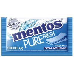 Goma de Mascar MENTOS Pure Fresh Mint 8.5g
