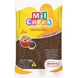 Chocolate granulado MIL CORES escuro 500g