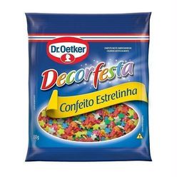 Confeito para bolo DR OETKER  Decorfesta estrelas 80g