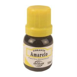 Corante líquido ARCOLOR amarelo 10ml