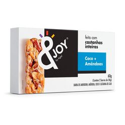 Barra de Nuts &JOY Coco e Amêndoas sem Glúten 60g