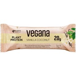 Barra de Proteína HART'S VEGANA Vanilla e Coconut 70g