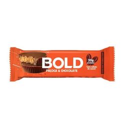 Barra de Proteína BOLD 20g de Proteína Paçoca e Chocolate 60g