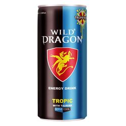 Bebida Energética Wild Dragon Tropic 250ml