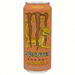 Bebida Energética Monster Dragon Ice Tea Peach 473ml