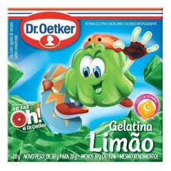 Pó para Gelatina DR OETKER Limão 20g