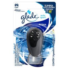 Aparelho Desodorizador de Ambiente GLADE Auto Sport Acqua