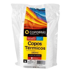 Copo Térmico Copobras 180ml Com 20 Unidades