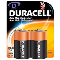 Pilha DURACELL  com 2 unidades