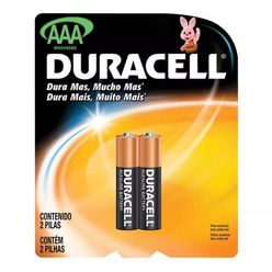 Pilha DURACELL Palito  com 2 unidades