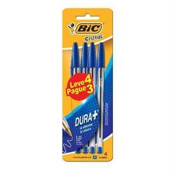 Caneta Bic Cristal Azul Leve 4 Pague 3