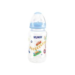 Mamadeira Kuka Big Ortodôntica Natural Azul 330ml