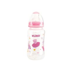 Mamadeira Kuka Big Ortodôntica Natural Rosa 330ml