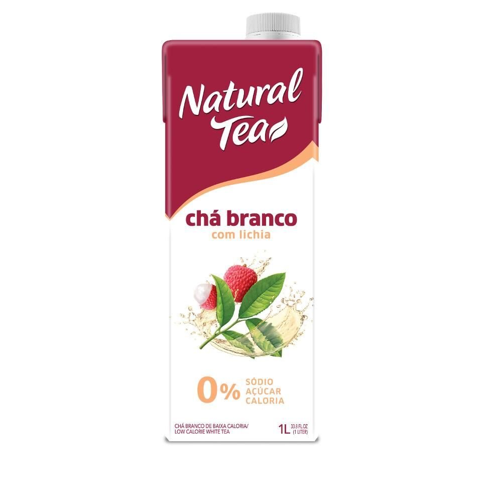 Ch Branco Natural Tea Lichia 0 S dio A cares Caloria 1l