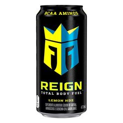 Suplemento Alimentar Liquído REIGN Zero Açúcar Lemon HDZ Cafeína, Aminoácidos e Coenzima 473ml