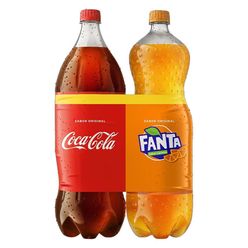 Refrigerante Coca-cola + Fanta Laranja 2l