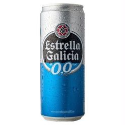 Cerveja Estrella Galicia 0.0% álcool 330ml