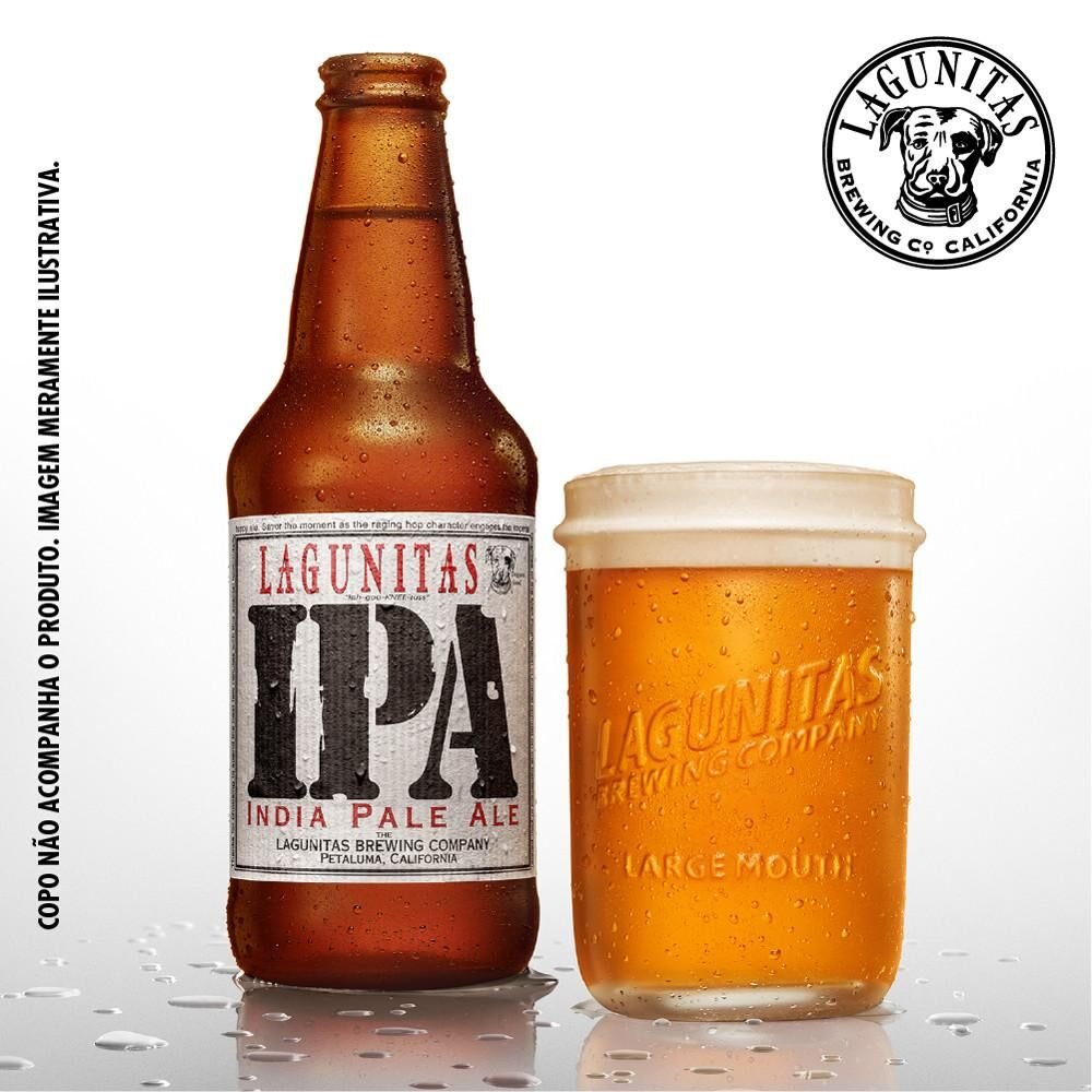 Cerveja Lagunitas Ipa índia Pale Ale 355ml Angeloni Supermercado