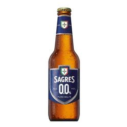 Cerveja Portuguesa Sagres Sem álcool 330ml