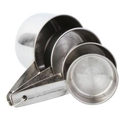 Copos Medidores Inox com 4 Peças - A\CASA